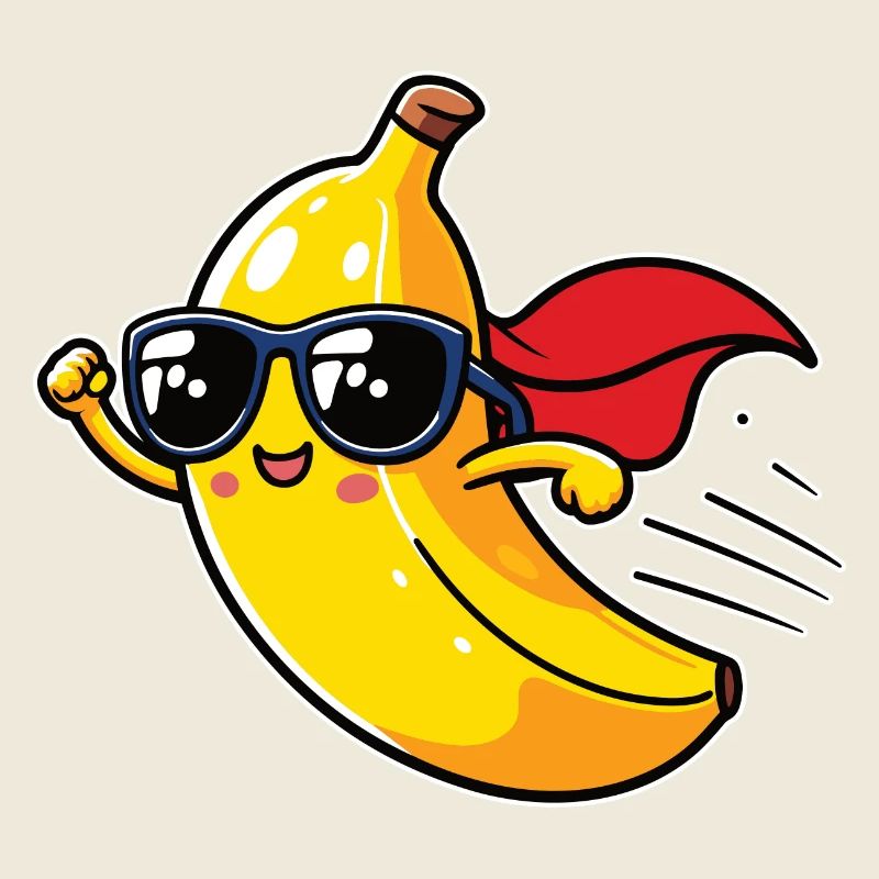 Banane Superheldin