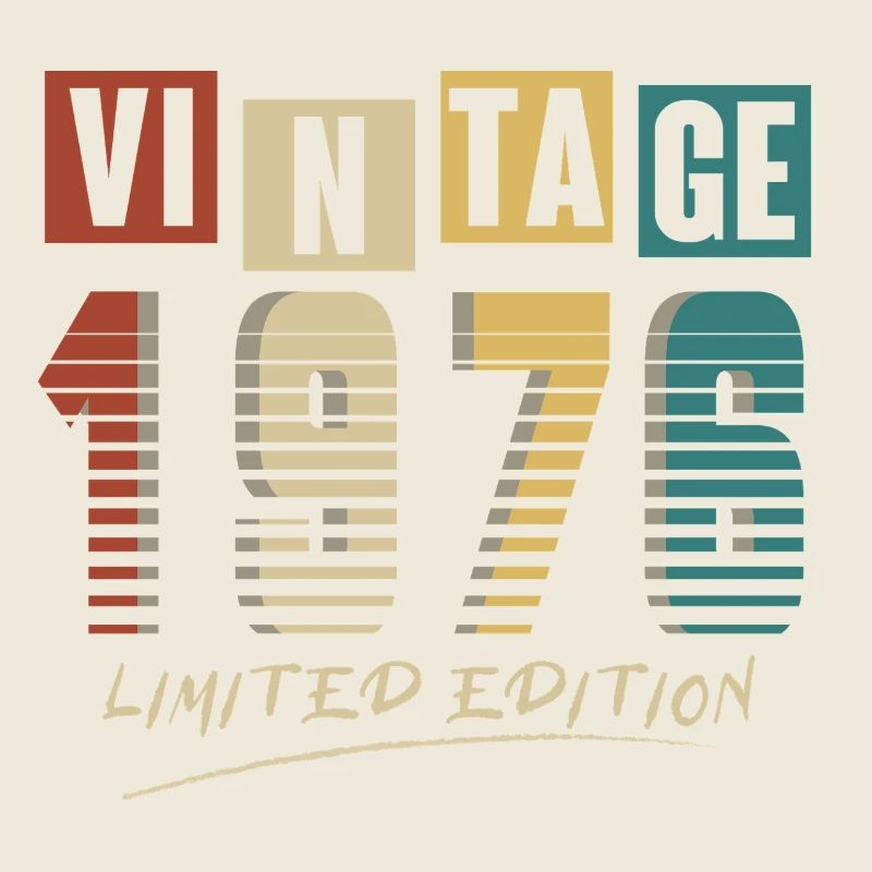 1976 Vintage 1976 né en 1976 anniversaire. Année 2