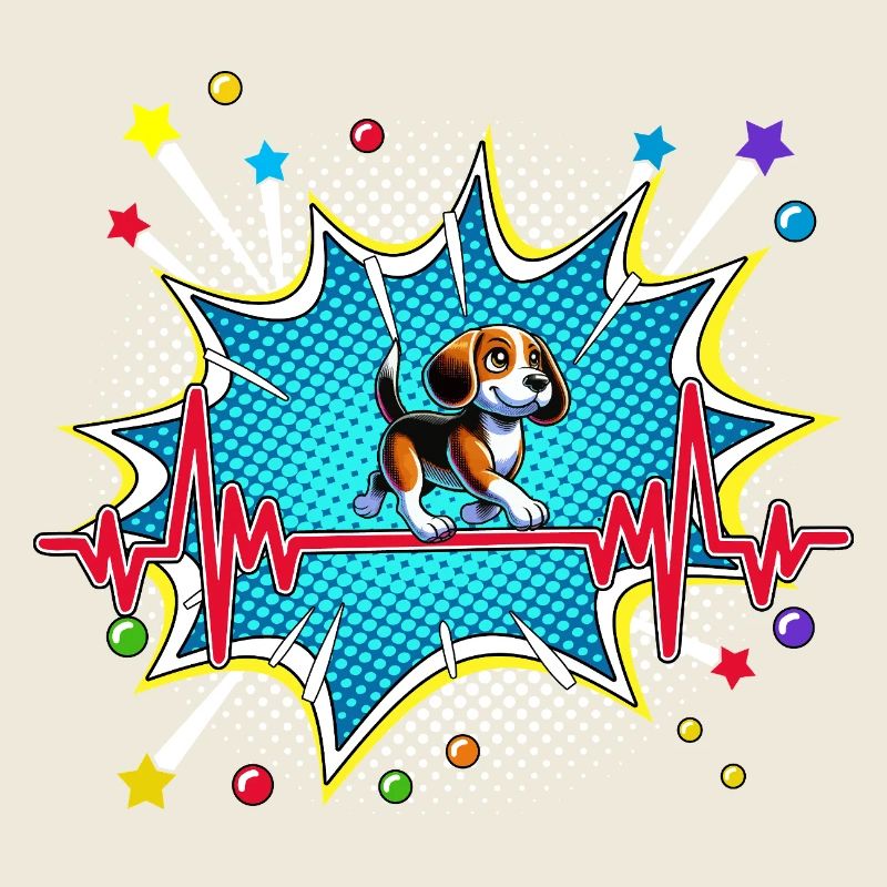 Gabelstapler Pop Art Comic Retro Herzschlag