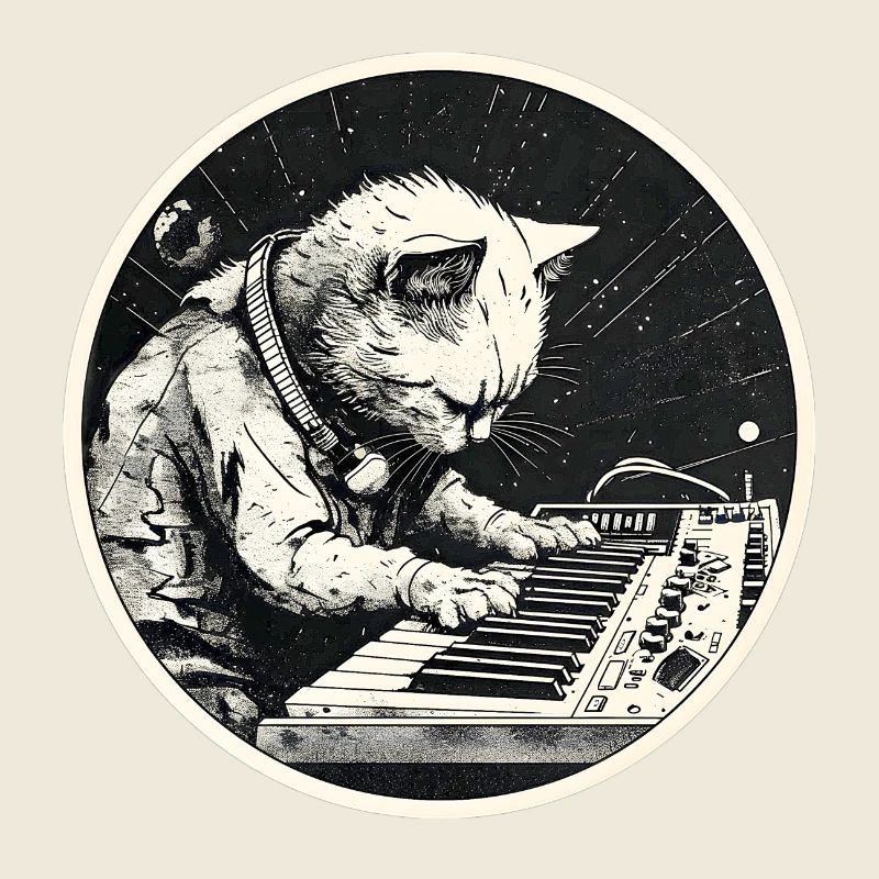 Space Synth Cat