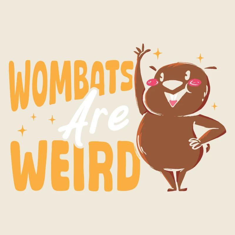 Wombats sind komische Wombat-Merch