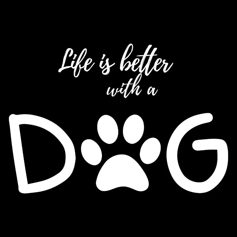 La vie est plus belle avec un chien