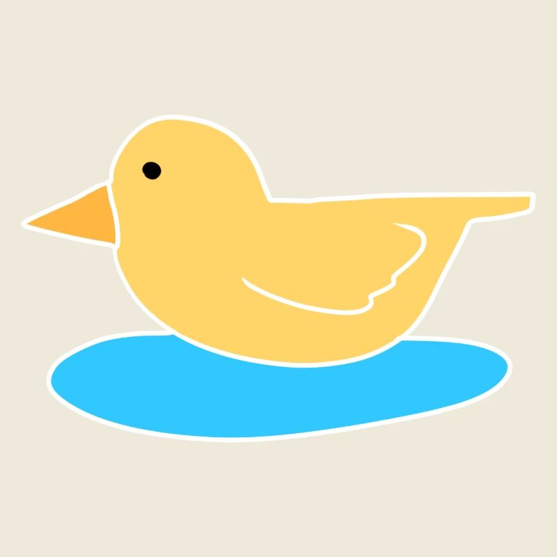 canard oiseau volant animal symbole eau
