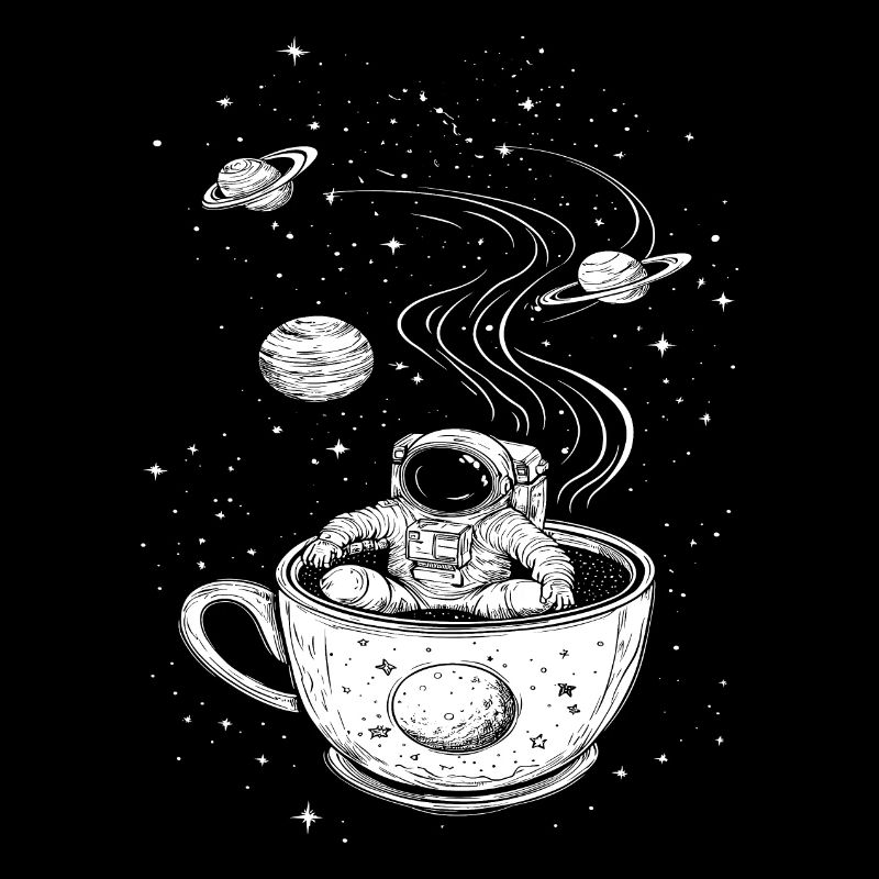 spaceman in der Galaxie