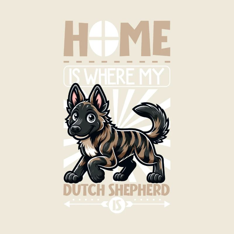 Zuhause - Holländischer Schäferhund