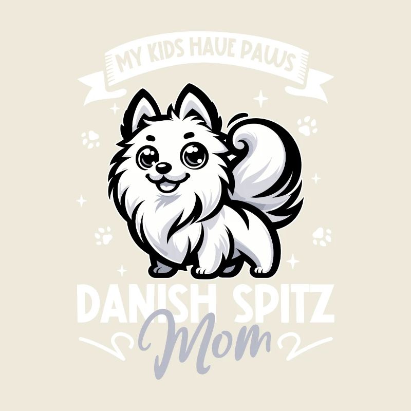 Dänischer Spitz Mama