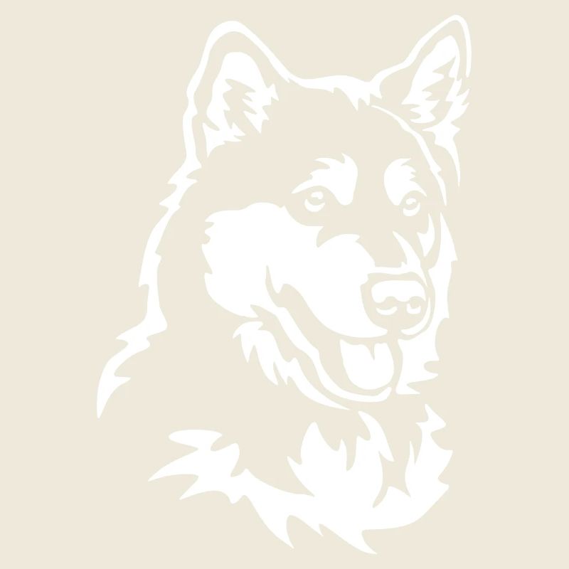 Alaskan Malamute Kopf "Black Edition"