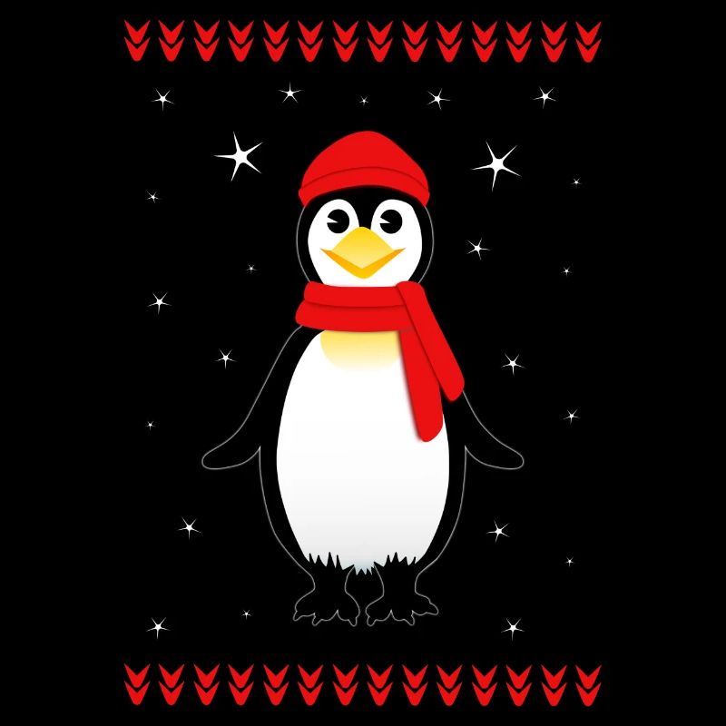 Penguin Snow Stars