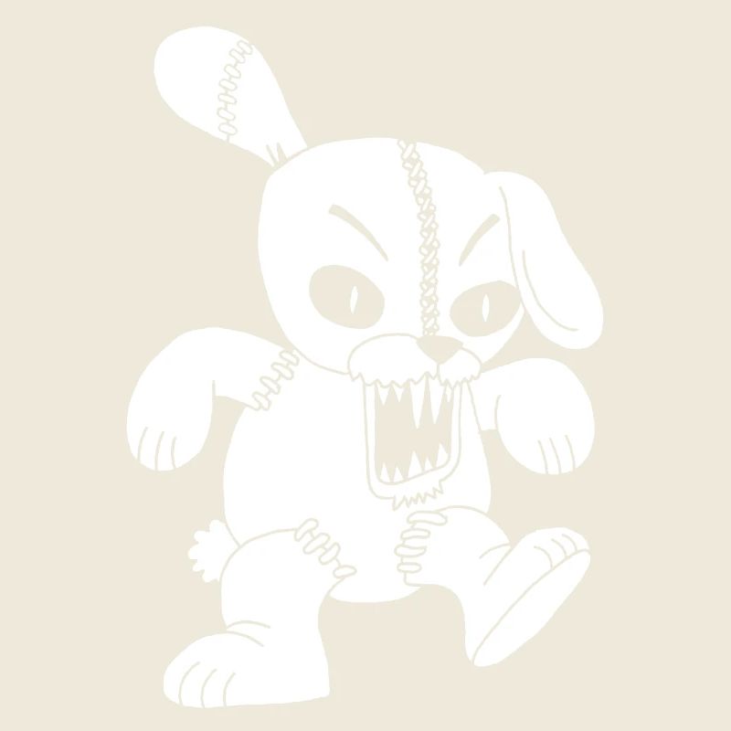 Monstrous white rabbit