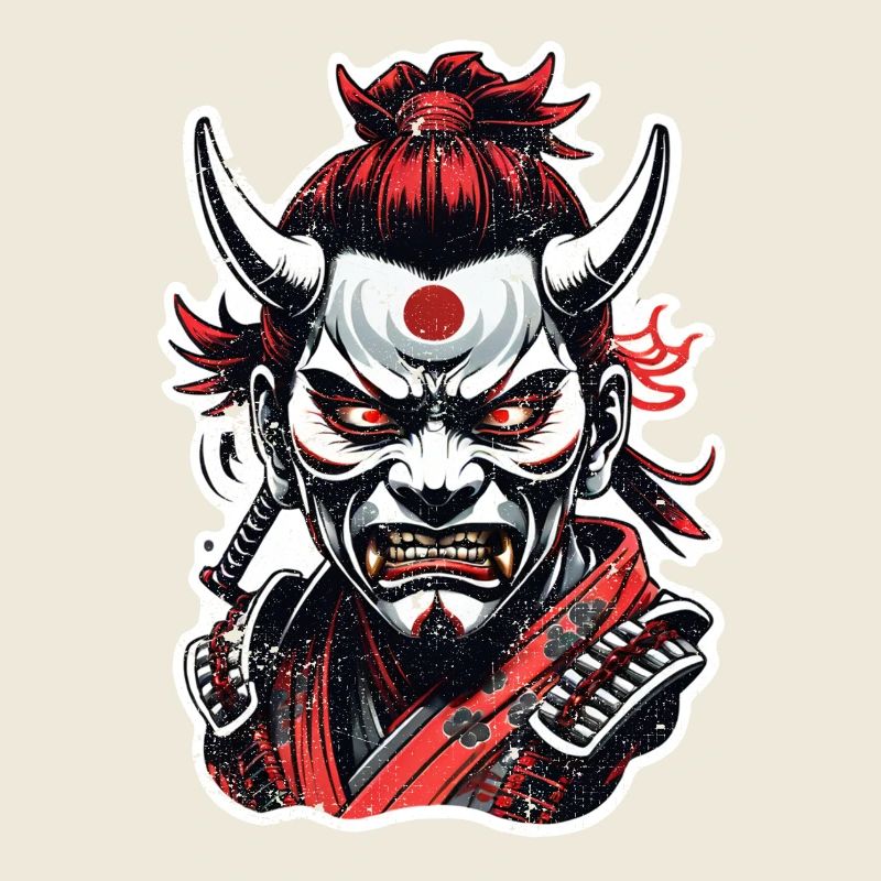 guerrier samourai - japon - demon