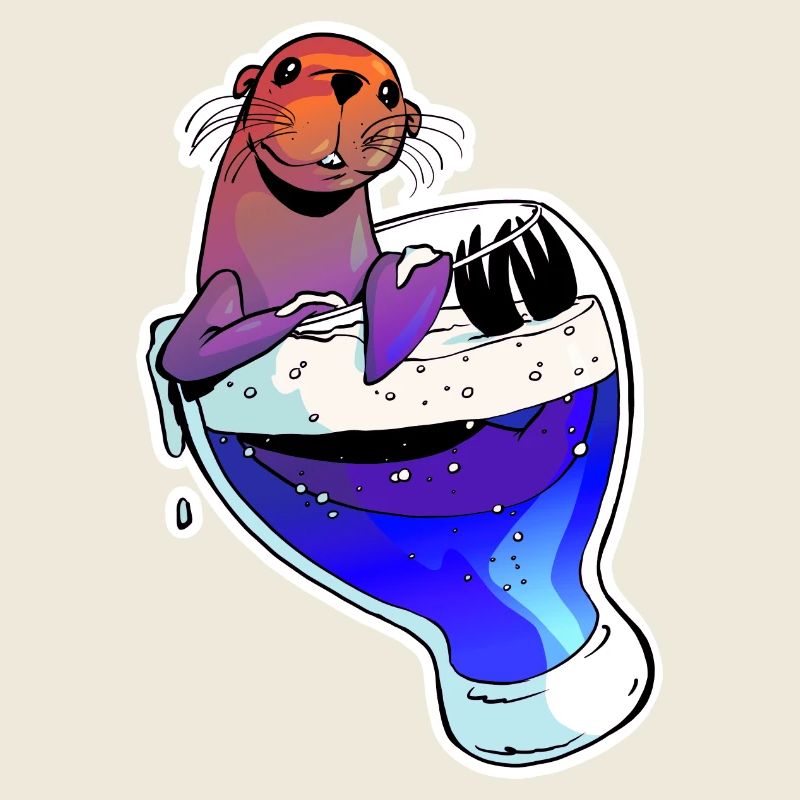 Bier und Seelöwe