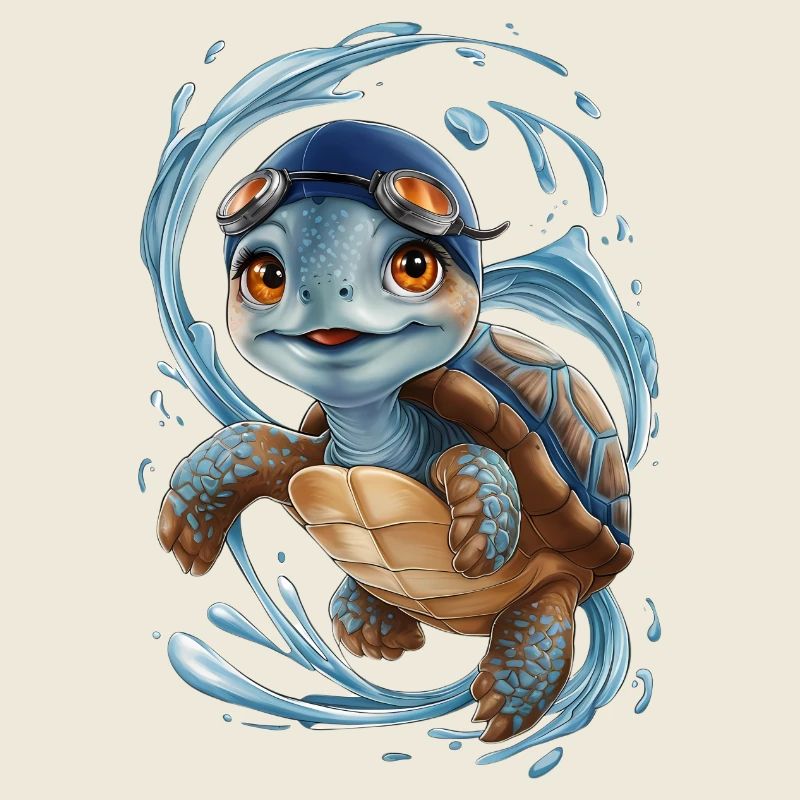 Schwimmheld Schildkröte