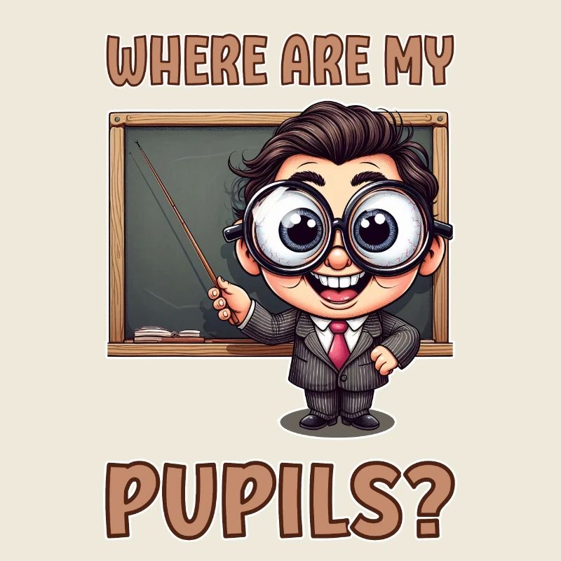 Where are my pupils?
