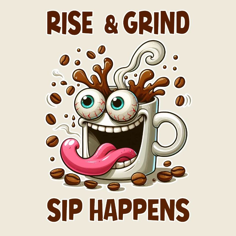 Rise & grind, sip happens