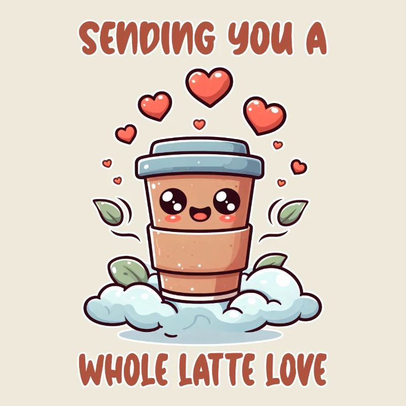 Vous envoyer tout un amour de latte