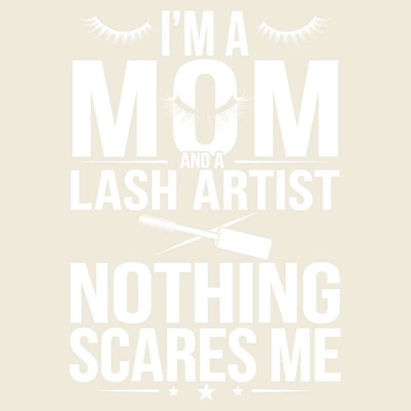 Between family and eyelash art