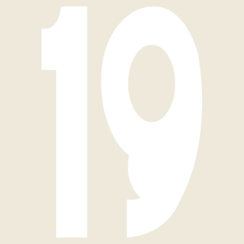 19 Neunzehn Nummer 19