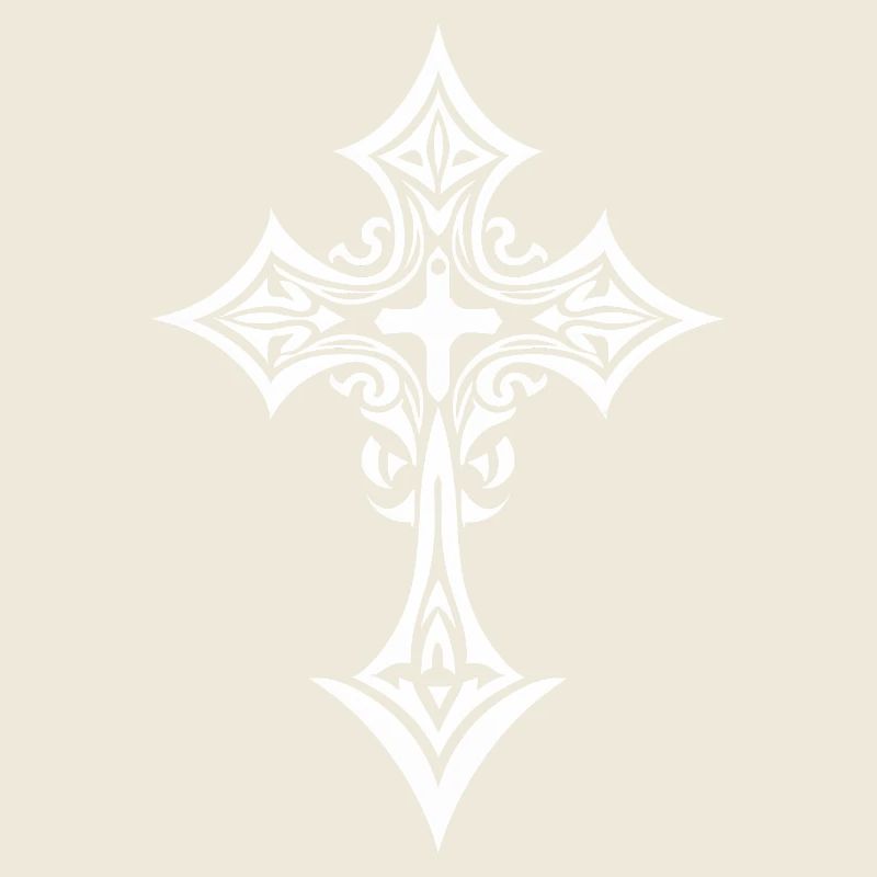 Verziertes Stammeskreuz