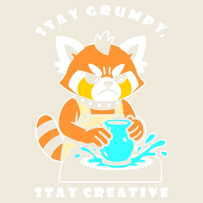 Stay Creative Pottery Panda