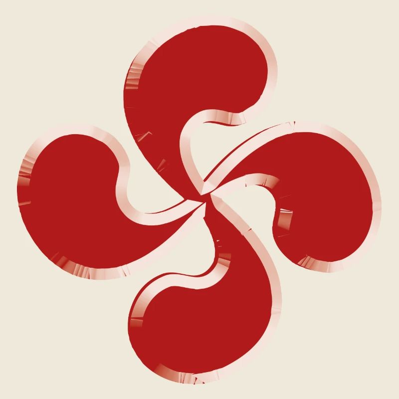 Croix basque 3d