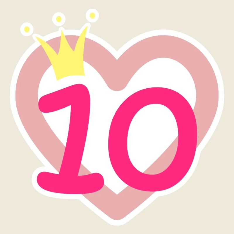 Couronne de princesse 10e anniversaire