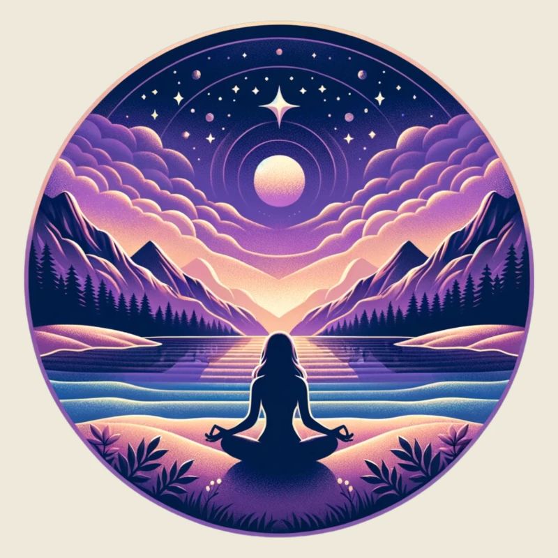 Gelassenes Meditations-Design