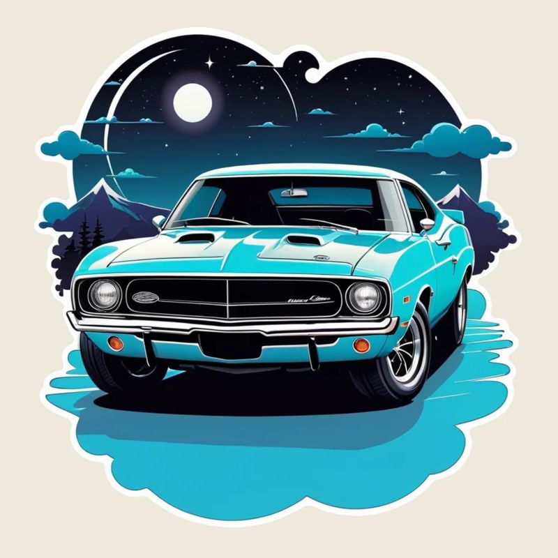 Oldtimer Sonnenuntergang