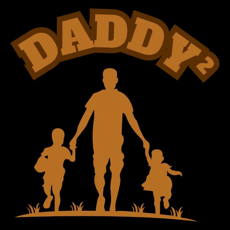 Daddy² 2 Enfants Marron