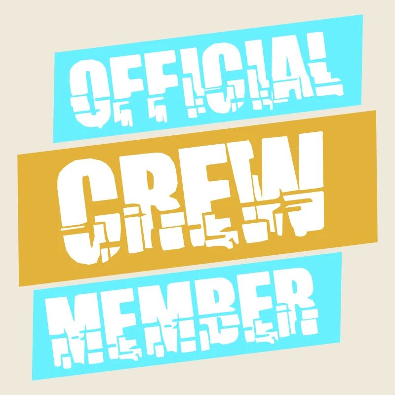 Crew Official Member Team Friends Official Logo