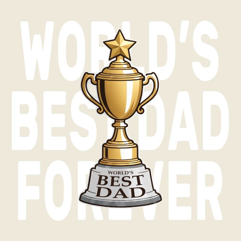 Best Dad in the World - Trophy - Cup