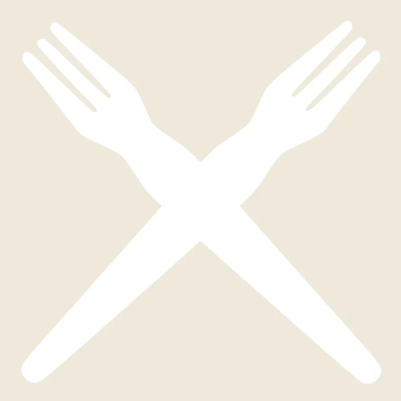 Fourchette à frites croisée