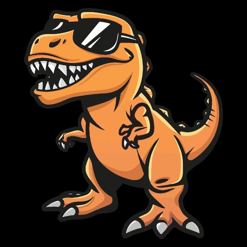 Dinosaurier T-Rex Cool Comic