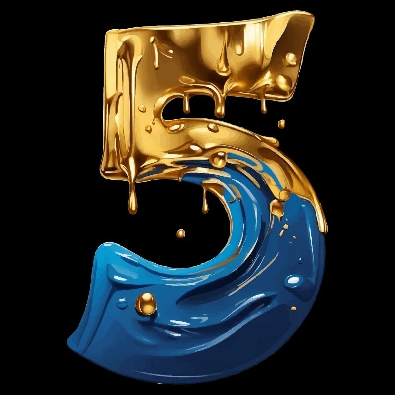 NR. 5 NUMMER 5 COOL 5. GEBURTSTAG