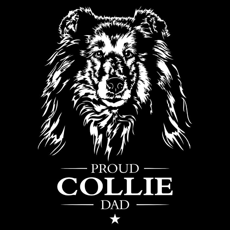 Collie Dad Hunde Hund Langhaarcollie Wilsigns