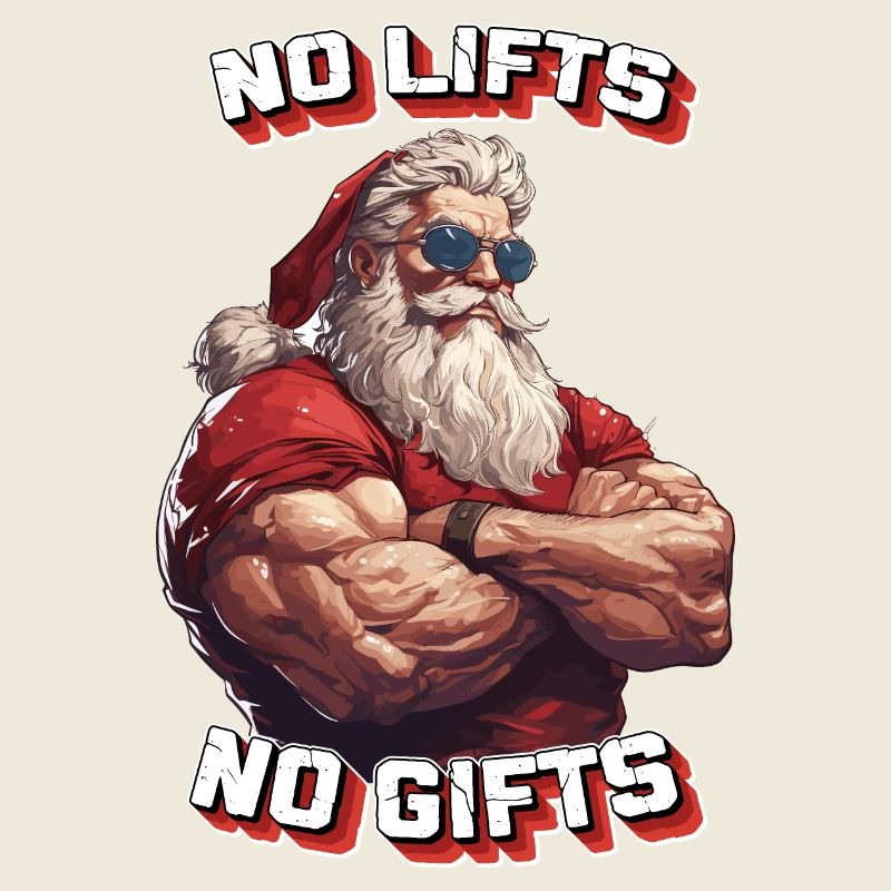 Père Noël grossier - Pas d’ascenseurs, pas de cadeaux