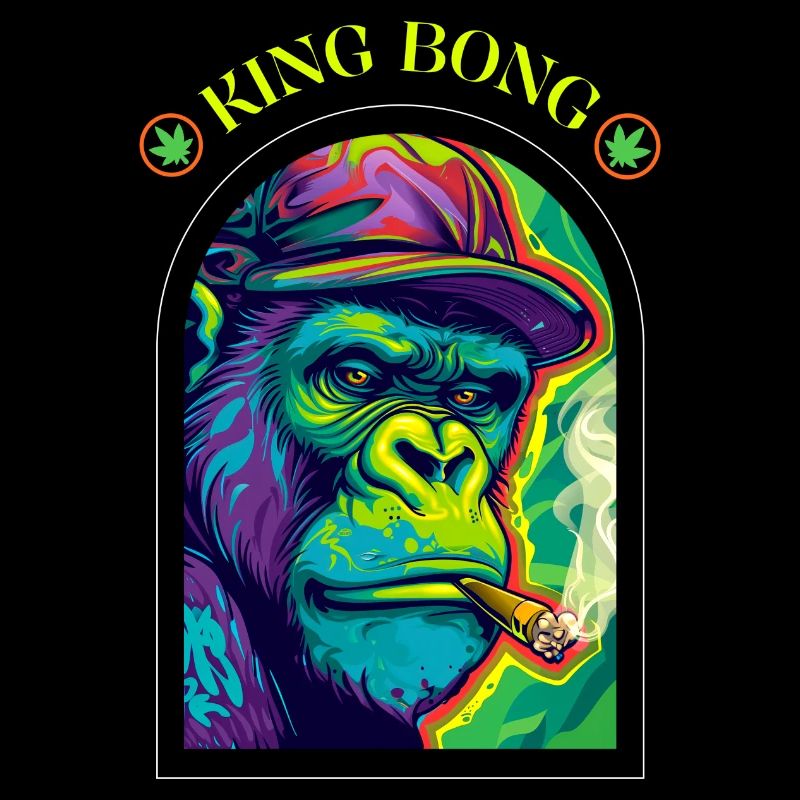 King Bong - Kiffer Gorilla - Cannabis