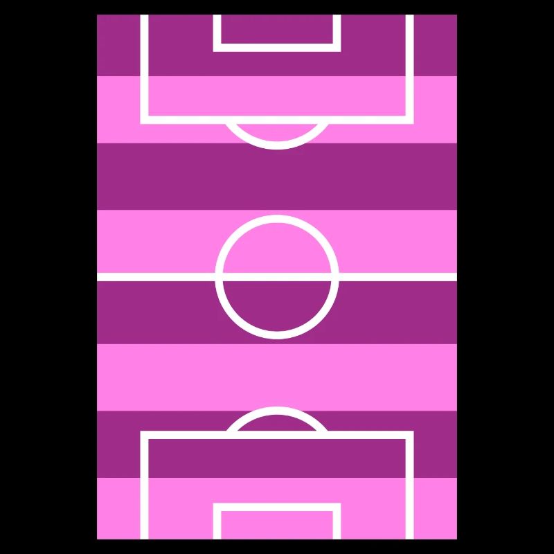 Fußballplatz rosa