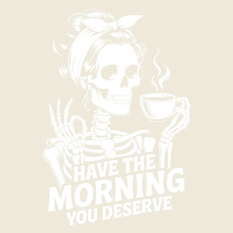 Coffee Kick Skeleton Rituel du matin