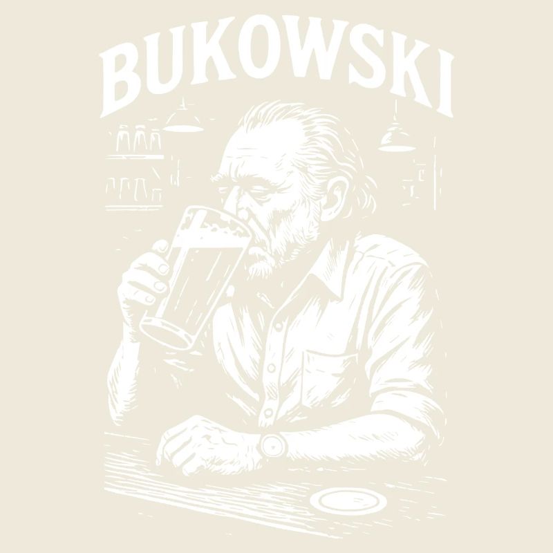 Charles Bukowski Bar-Porträt