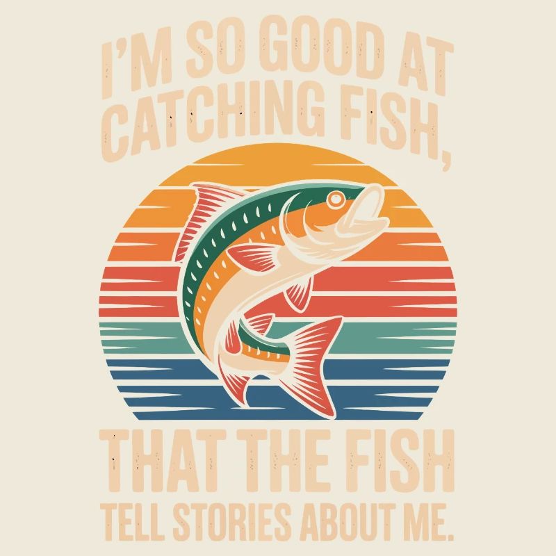 Bragging Angler: Fish Tell Tales Tee