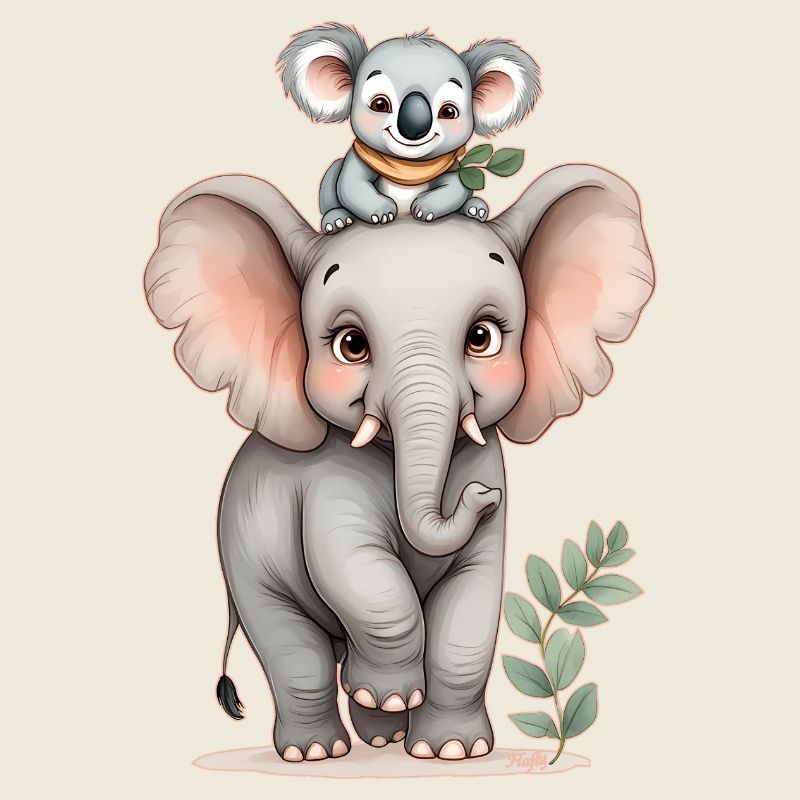 Wilde Freundschaft: Elefant und Koala 🐘 🐨