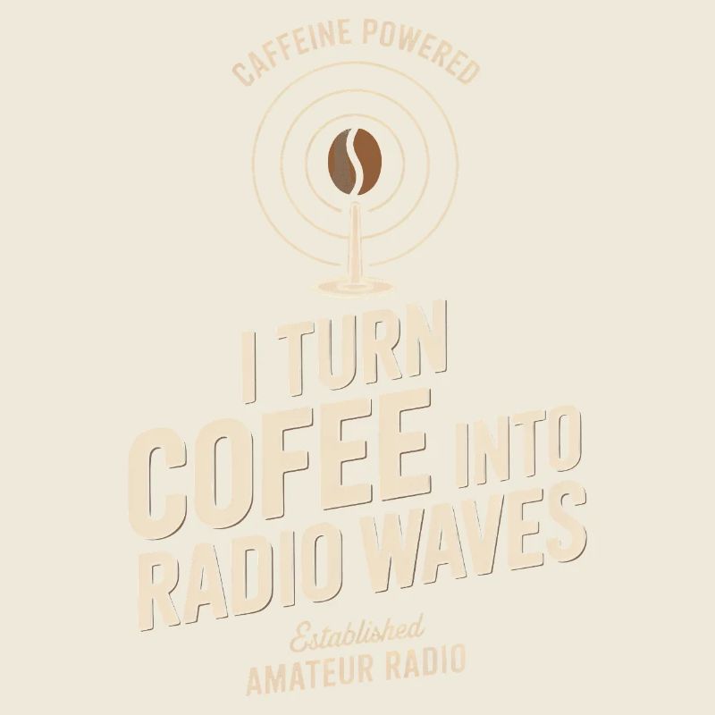 Je transforme le café en ondes radio