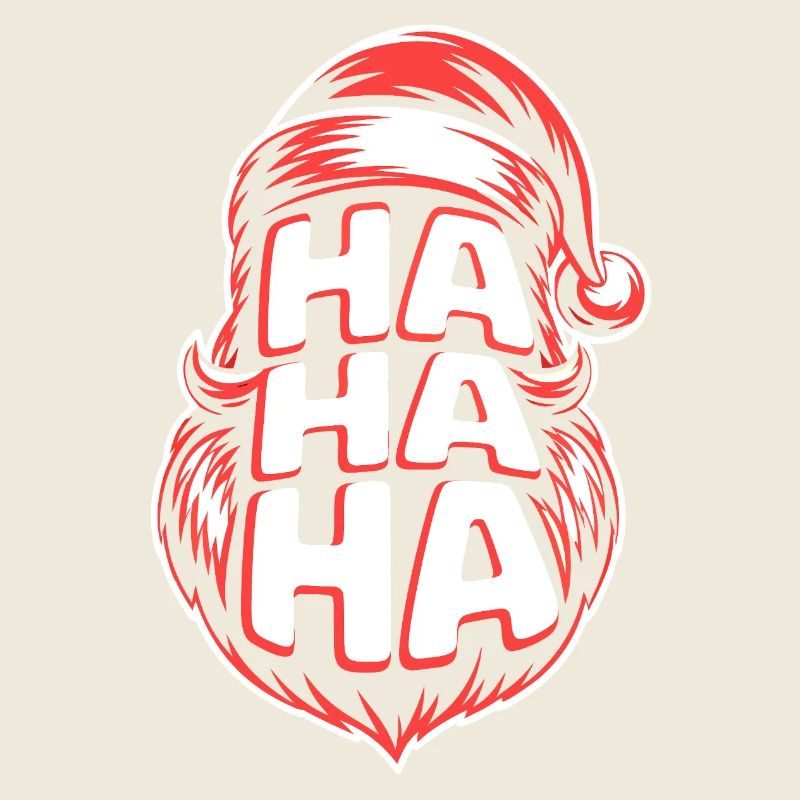 HaHa Santa Rire Design