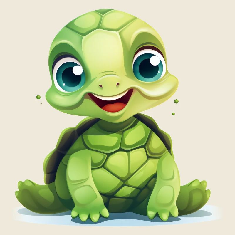Cute baby turtle