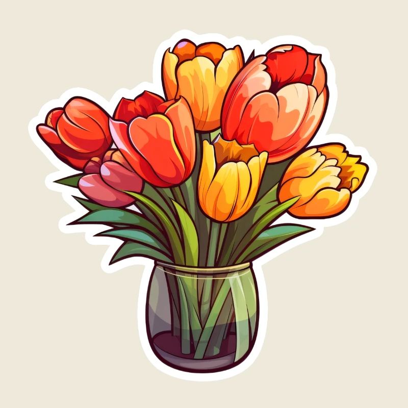 Bouquet de tulipes