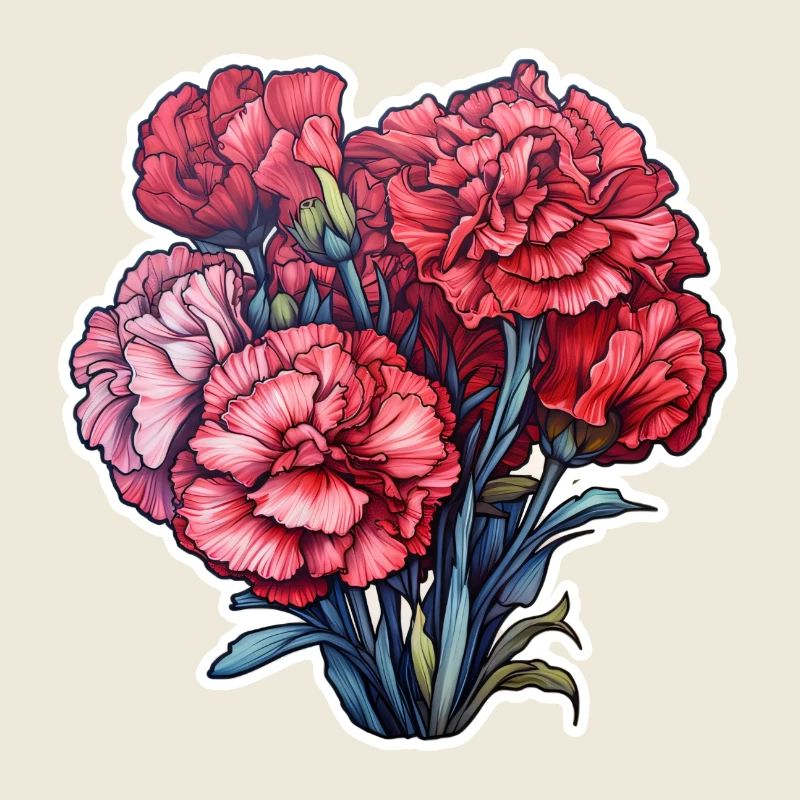 Nelken Strauß Carnation