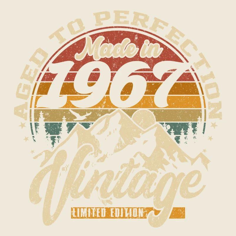 Made in 1967 Vintage Limited Edition Geschenk