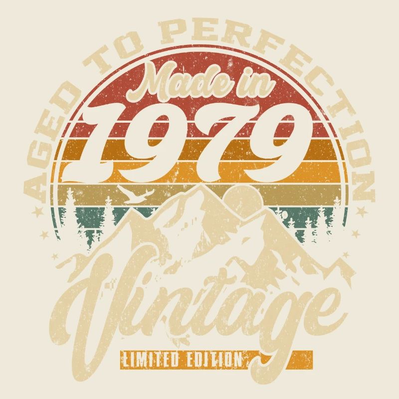 Made in 1979 Vintage Édition limitée Cadeau