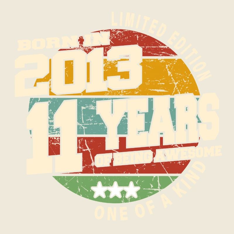 2013 Vintage Retro Classic 11 Years