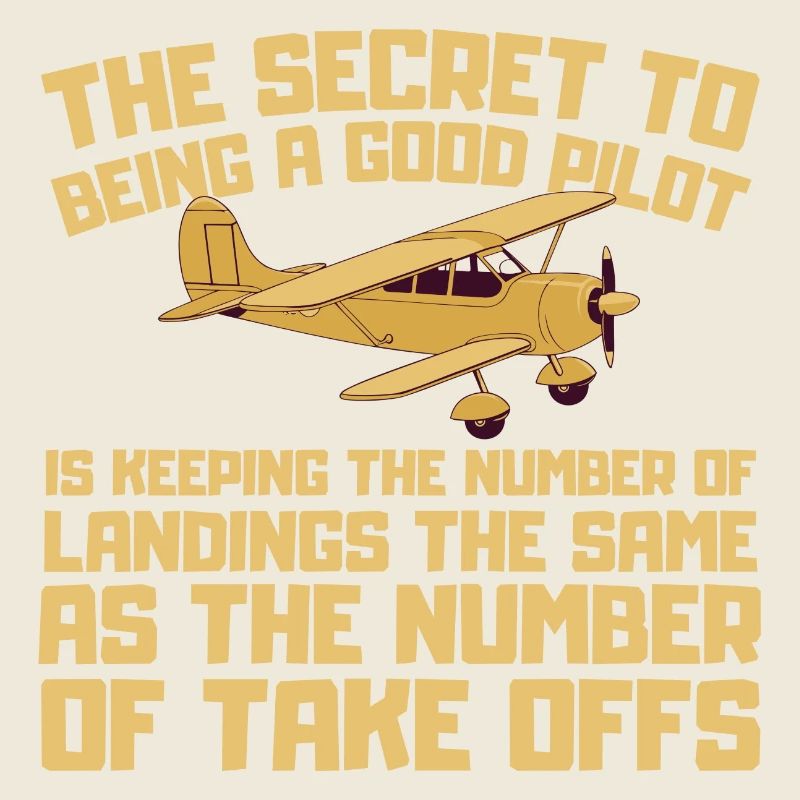 Lustige Flugzeugpiloten